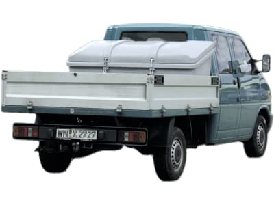 Cemo Transportbehälter 750 l, 184 x 74 x 94 cm, unterfahrbar, PE, rechteckig, grau, für Fahrzeugtransport, 7841 Cemo Transportbehälter 750 l, 184 x 74 x 94 cm, unterfahrbar, PE, rechteckig, grau, für Fahrzeugtransport, 7841
