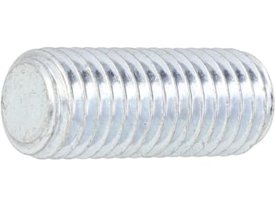 Madenschraube Stahl, verzinkt; blau passiviert (A2K), Innensechskant, Kegelstumpf Madenschraube Stahl, verzinkt; blau passiviert (A2K), Innensechskant, Kegelstumpf