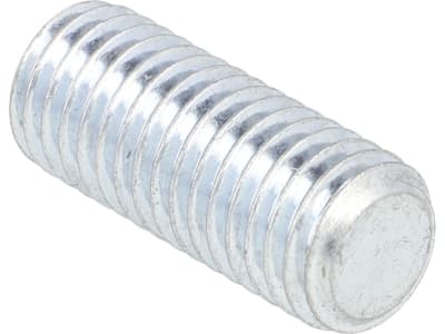 Madenschraube Stahl, verzinkt; blau passiviert (A2K), Innensechskant, Kegelstumpf Madenschraube Stahl, verzinkt; blau passiviert (A2K), Innensechskant, Kegelstumpf