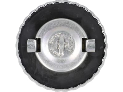 Tankdeckel Ø Tankstutzen innen 40 mm, matt verchromt, mit Be- und Entlüftung, Bajonettverschluss