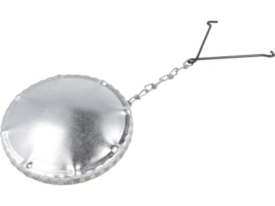 Tankdeckel Ø Tankstutzen innen 60 mm, matt verchromt, mit Be- und Entlüftung, Bajonettverschluss Tankdeckel Ø Tankstutzen innen 60 mm, matt verchromt, mit Be- und Entlüftung, Bajonettverschluss