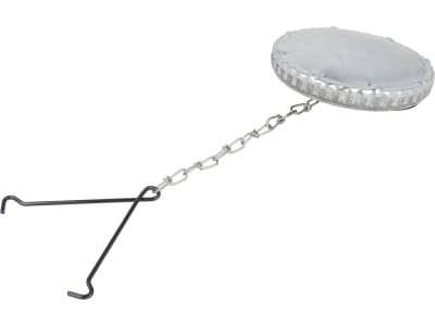 Tankdeckel Ø Tankstutzen innen 60 mm, matt verchromt, mit Be- und Entlüftung, Bajonettverschluss Tankdeckel Ø Tankstutzen innen 60 mm, matt verchromt, mit Be- und Entlüftung, Bajonettverschluss