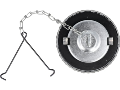 Tankdeckel Ø Tankstutzen innen 60 mm, matt verchromt, mit Be- und Entlüftung, Bajonettverschluss Tankdeckel Ø Tankstutzen innen 60 mm, matt verchromt, mit Be- und Entlüftung, Bajonettverschluss