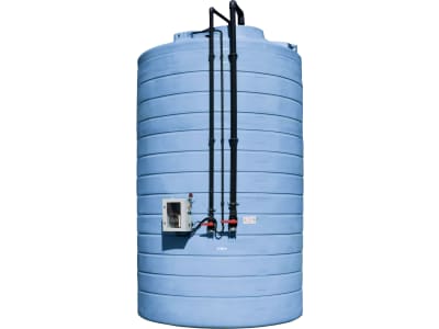 DURAplas® Lagertank "Securi" 25.000 l für AdBlue®, Ø x H 3.000 x 5.100 mm, doppelwandig, DPR25000-ADB2P