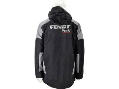 Fendt Outdoorjacke "Profi 2-in-1" für Herren schwarz; hellgrau, reflektierendes Fendt Profi-Logo auf Brust und Rücken