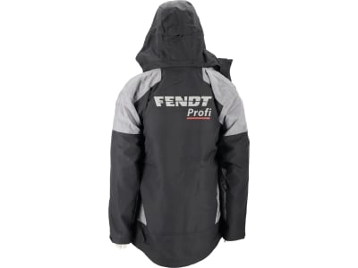 Fendt Outdoorjacke "Profi 2-in-1" für Herren schwarz; hellgrau, reflektierendes Fendt Profi-Logo auf Brust und Rücken