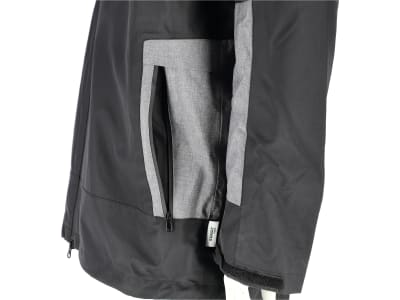 Fendt Outdoorjacke "Profi 2-in-1" für Herren schwarz; hellgrau, reflektierendes Fendt Profi-Logo auf Brust und Rücken