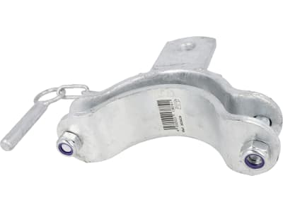 Patura Schelle Ø 102 mm, 1 Halter, mittig, für Pfosten, 303435 Patura Schelle Ø 102 mm, 1 Halter, mittig, für Pfosten, 303435