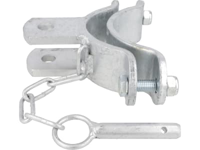 Patura Schelle Ø 102 mm, 1 Halter, mittig, für Pfosten, 303435 Patura Schelle Ø 102 mm, 1 Halter, mittig, für Pfosten, 303435