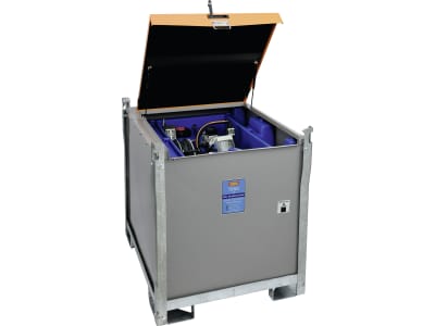 Cemo Tankanlage "Blue-Mobil Pro PE" 980 l, für AdBlue®, mobil, 230 V-Elektropumpe "Cematic Blue", 11159 Cemo Tankanlage "Blue-Mobil Pro PE" 980 l, für AdBlue®, mobil, 230 V-Elektropumpe "Cematic Blue", 11159