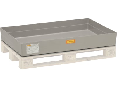 Cemo Auffangwanne 150 l, B x H x T: 120 x 20,8 x 80 cm, Paletten, mit Arretierungsnocken, ohne Zulassung, 10383