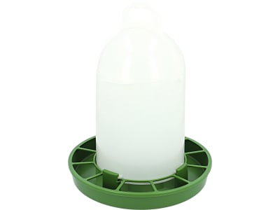 Stükerjürgen Futterautomat 4,0 kg Kunststoff , grün; weiß mit Klappdeckel, 30292