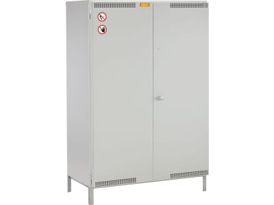 Cemo Umweltschrank "13/20" 132 x 200 x 63 cm, 3 x Gitterrost, 1 x Fachbodenwanne, 7956