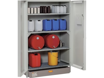 Cemo Umweltschrank "13/20" 132 x 200 x 80 cm, 4 x Gitterrost, GFK-Wanne, 7954 Cemo Umweltschrank "13/20" 132 x 200 x 80 cm, 4 x Gitterrost, GFK-Wanne, 7954