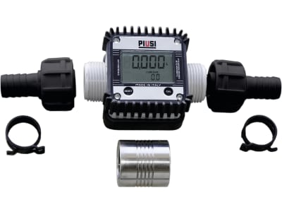 Cemo Durchflusszähler "K24" 6 – 100 l/min, digital, mit 2 Schlauchanschlüssen, für AdBlue®, für Tankanlage Blue Mobil Easy, AdBlue®-Pumpe Centri, AdBlue®-Trolley, 10595 Cemo Durchflusszähler "K24" 6 – 100 l/min, digital, mit 2 Schlauchanschlüssen, für AdBlue®, für Tankanlage Blue Mobil Easy, AdBlue®-Pumpe Centri, AdBlue®-Trolley, 10595