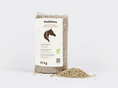 PelliPets Pferdepellets, Pferdeeinstreu, 990 kg Palette (66x 15 kg Säcke)