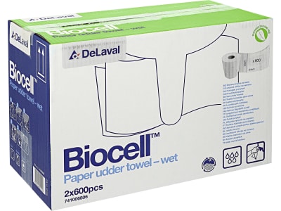 DeLaval Euterpapier "Biocel™l 600" 2 Rollen/600 Blatt, 741006806