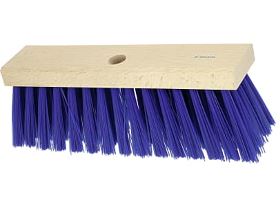 DeLaval Ersatzbesen 30 cm, Borstenbesatz PVC, blau, für Holzstiele mit 28 – 34 mm Durchmesser