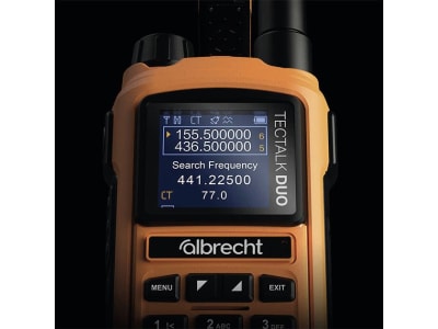 Albrecht® Funkgerät "Tectalk Duo" mit PMR446- und Freenet-Frequenzband Albrecht® Funkgerät "Tectalk Duo" mit PMR446- und Freenet-Frequenzband