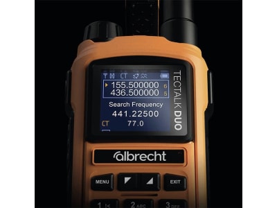 Albrecht® Funkgerät "Tectalk Duo" mit PMR446- und Freenet-Frequenzband