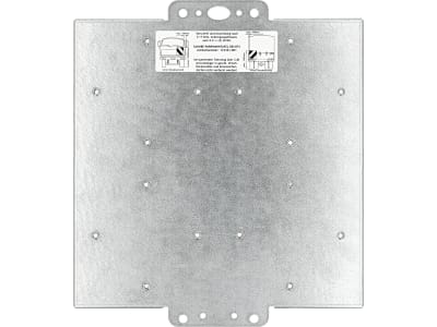 Warntafel links/rechts 285 x 285 mm rot; weiß, reflektierend, Kunststoff; Stahl, verzinkt Warntafel links/rechts 285 x 285 mm rot; weiß, reflektierend, Kunststoff; Stahl, verzinkt