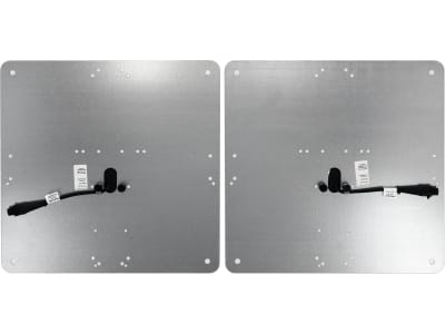 Warntafelsatz "Folie Typ 1" links/rechts 423 x 423 mm rot; weiß, einseitig beklebt, LED-Schlussleuchte ROM IV mit Blinkerausfallkontrolle, 4-polig, S1, Länge Kabel 0,15 m Warntafelsatz "Folie Typ 1" links/rechts 423 x 423 mm rot; weiß, einseitig beklebt, LED-Schlussleuchte ROM IV mit Blinkerausfallkontrolle, 4-polig, S1, Länge Kabel 0,15 m