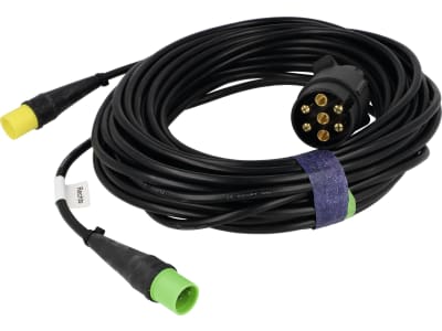 Verlängerungskabel "N-Typ" 5,5 m, 12 V, 7-polig, Alu-Stecker, ISO 1724 N-Typ