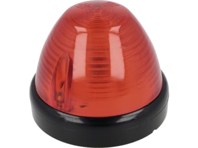 Positionsleuchte rund, rot, Ø außen 76,6 mm Positionsleuchte rund, rot, Ø außen 76,6 mm