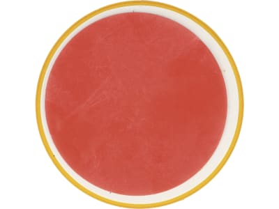 Seitenstrahler orange, rund, Ø 80 mm, geklebt; geschraubt Seitenstrahler orange, rund, Ø 80 mm, geklebt; geschraubt