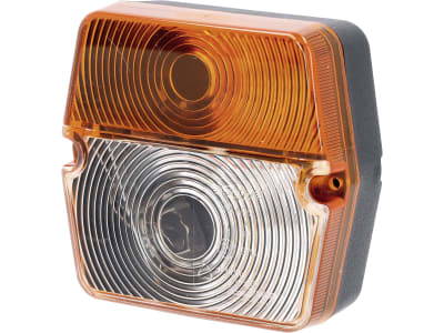 Blink- und Positionsleuchte „Rom II“ quadratisch, links/rechts, 100 x 94 x 42 mm, Befestigung Anbau