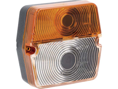 Blink- und Positionsleuchte „Rom II“ quadratisch, links/rechts, 100 x 94 x 42 mm, Befestigung Anbau