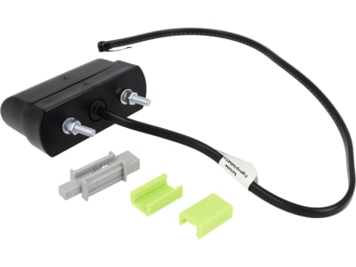 Kennzeichenleuchte mit P2G-System links/rechts, schwarz, quadratisch, 83 x 50 x 30 mm Kennzeichenleuchte mit P2G-System links/rechts, schwarz, quadratisch, 83 x 50 x 30 mm