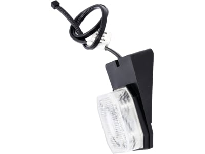 Positionsleuchte quadratisch, weiß, Breite 65 mm, mit Haltewinkel, groß Positionsleuchte quadratisch, weiß, Breite 65 mm, mit Haltewinkel, groß