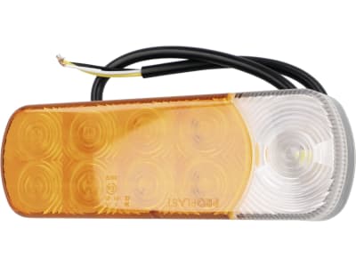 LED-Blink-Positionsleuchte 12 – 24 V 4-polig, S1 oval, links/rechts,163,6 x 55,6 x 31,8 mm