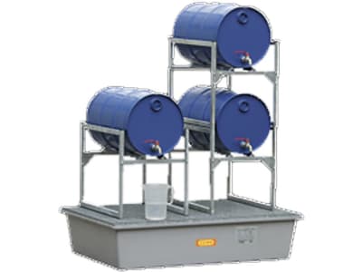 Cemo Fassbock für 1 x 60 Liter Fass, für Auffangwannen aus GFK, Stahl und PE, 7741