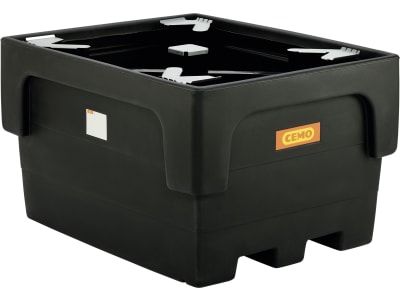 Cemo IBC-Auffangwanne "IBC" 1.100 l, B x H x T: 146 x 85 x 117 cm, PE (Polyethylen), mit Stützkreuz, 10938