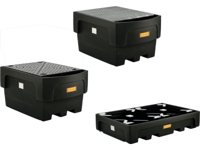 Cemo IBC-Auffangwanne aus PE (Polyethylen) schwarz Cemo IBC-Auffangwanne aus PE (Polyethylen) schwarz