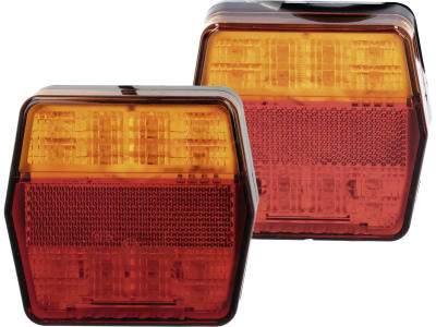 LED-Schlussleuchte "Rom IV" 6-eckig, 12 V LED-Schlussleuchte "Rom IV" 6-eckig, 12 V