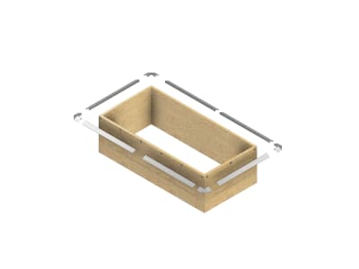 bellissa Schneckenschutz Komplettset, passend f. Hochbeet Lärche 200x100cm    (B 98-108 cm, 6x99603+1x996049)