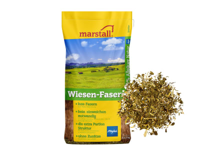 marstall® Wiesen-Fasern kaufördernde Fasern als Strukturbeigabe und Heuersatz  12,5 kg Sack