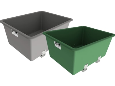 Cemo Transportbehälter mit Staplertaschen, GFK rechteckig Cemo Transportbehälter mit Staplertaschen, GFK rechteckig