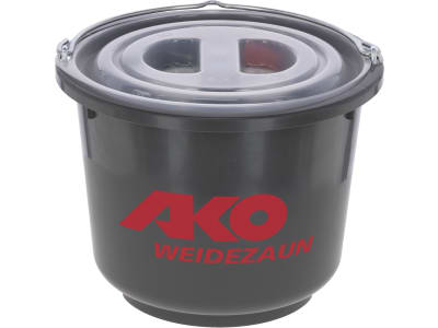 Ako Ringisolator 250 St. Holzgewinde, schwarz, für Litze, Seil, Band bis 10 mm, mit Einschraubhilfe, 44314/2503E