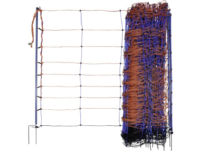 Ako Schafzaun "TitanNet Premium" 50 m blau; orange, mit Doppelspitze, stromführend Ako Schafzaun "TitanNet Premium" 50 m blau; orange, mit Doppelspitze, stromführend