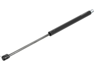Gasdruckfeder mit Winkelgelenk/Bohrung, mit Kugelzapfen im Kunststoffgehäuse Gasdruckfeder mit Winkelgelenk/Bohrung, mit Kugelzapfen im Kunststoffgehäuse