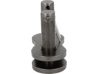 Pöttinger Kettenschloss "R38 SH-1S", 1 1/2" (38,1 mm), einfach, mit Splintverschluss, für Rollenkette, Antrieb vorne von Ladewagen, 462.979 Pöttinger Kettenschloss "R38 SH-1S", 1 1/2" (38,1 mm), einfach, mit Splintverschluss, für Rollenkette, Antrieb vorne von Ladewagen, 462.979