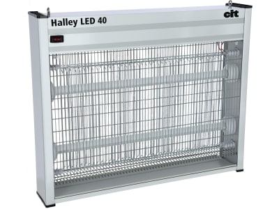 Halley Fliegenvernichter "LED 40" 25 W UVA-LED, grün, max. 250 m², Aluminiumgehäuse, IP X4, 299994