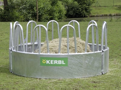 KERBL Heuraufe Ø innen/außen 2,19/2,36 m, 12 Fressplätze, feuerverzinkt, für Pferde, 291258 KERBL Heuraufe Ø innen/außen 2,19/2,36 m, 12 Fressplätze, feuerverzinkt, für Pferde, 291258