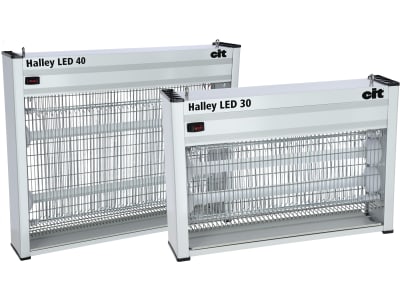 Halley Fliegenvernichter "LED", Aluminiumgehäuse, IP X4