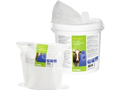 KERBL Euterpapier "UdderoClean" 200 x 200 mm feucht 1.000 St. KERBL Euterpapier "UdderoClean" 200 x 200 mm feucht 1.000 St.