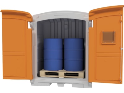 Cemo Gefahrstoffdepot "220/2", für zwei 200 Liter Fässer, 11550 Cemo Gefahrstoffdepot "220/2", für zwei 200 Liter Fässer, 11550
